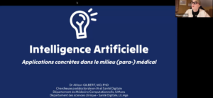 Conférence – Applications concrètes de l&rsquo;IA dans le milieu (para)médical