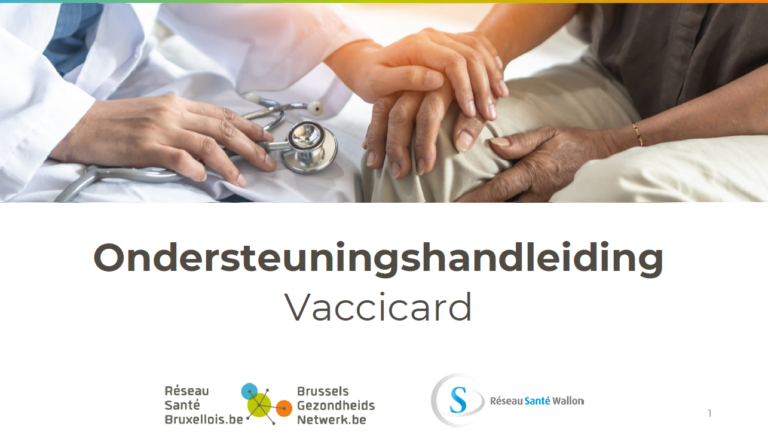 Vaccinaties raadplegen en publiceren op Vaccicard