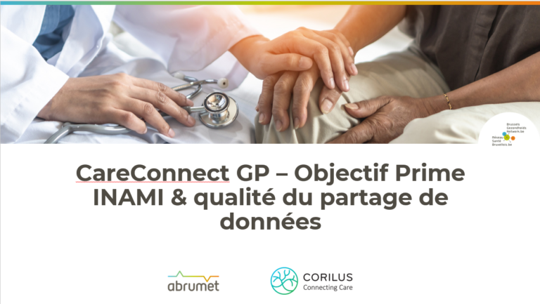 Webinaire « CareConnect GP – Objectif Prime INAMI & qualité du partage de données » – 22/09/26